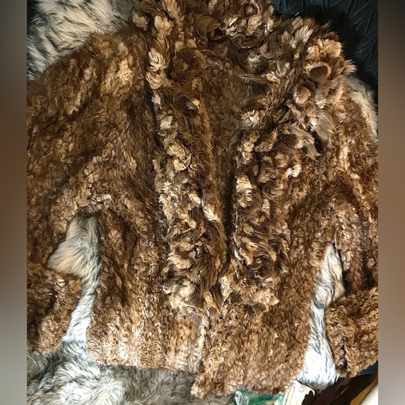 Mink /Crochted Jacket 1 of a kind / sample N.M jacket - Picture 3 of 13